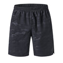 Summer Men Quick Dry Workout Running Shorts Elastic Waist Polyester Big Pockets Shorts