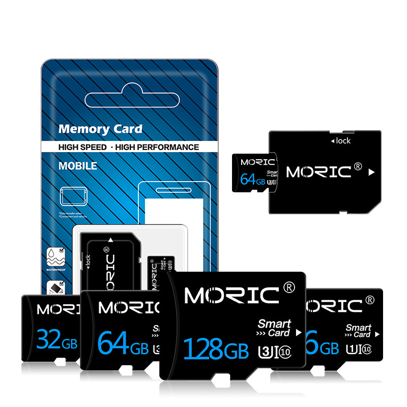 MORIC Class10 U1 U3 Memory Card TF Card 128GB 64GB 32GB TF Flash Card Smart Card for Smart Phone