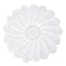 10Pcs/Set Hand Crocheted Doilies Cotton Woven Round Cup Dish Table Tablecloth Placemat Decorations