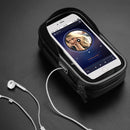 ROCKBROS 6.0 Inch Rainproof TPU Touch Screen Bicycle Phone Bag Handlebar Bag MTB Frame Pouch Case