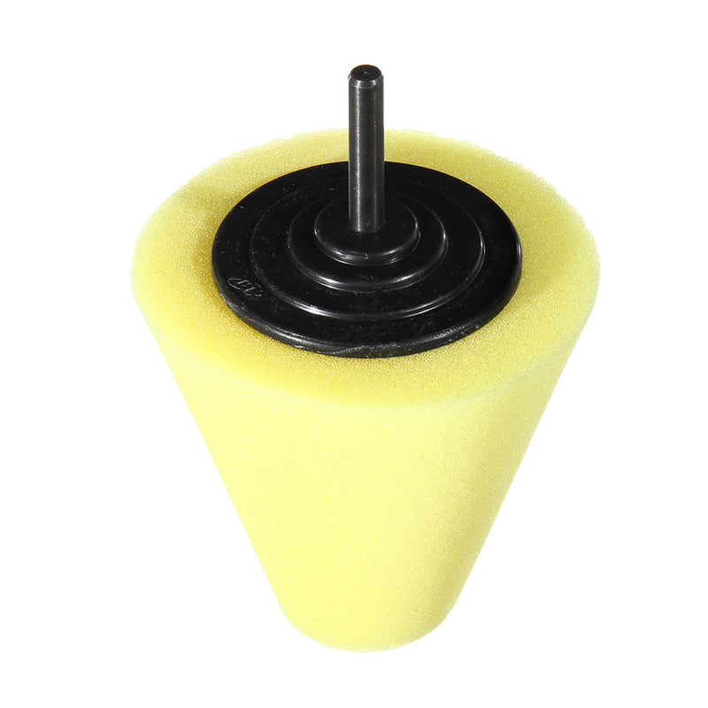 5pcs Burnishing Foam Sponge Polishing Cone Ball Buffing Pad Car Wheel Hub Cleaner Polishing Sponge Set