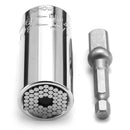 INSMA 7-19mm Socket Adapter with Power Drill Adapter Universal Sleeve Torque Wrench Head