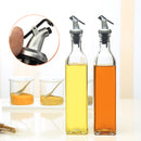 500ml 18oz Glass Olive Oil And Vinegar Dispenser Pourer Bottle Filler Kitchen Cooking Tools