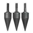 32mm Household Splitter Drill Bit L140mm Square Round Hex Shank Steel Kindling Firewood For Hand Drill
