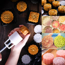 Creative 6 Styles Moon Cake Pastries Sugarcraft Baking Mold Fondant Cutter Decoration Tool