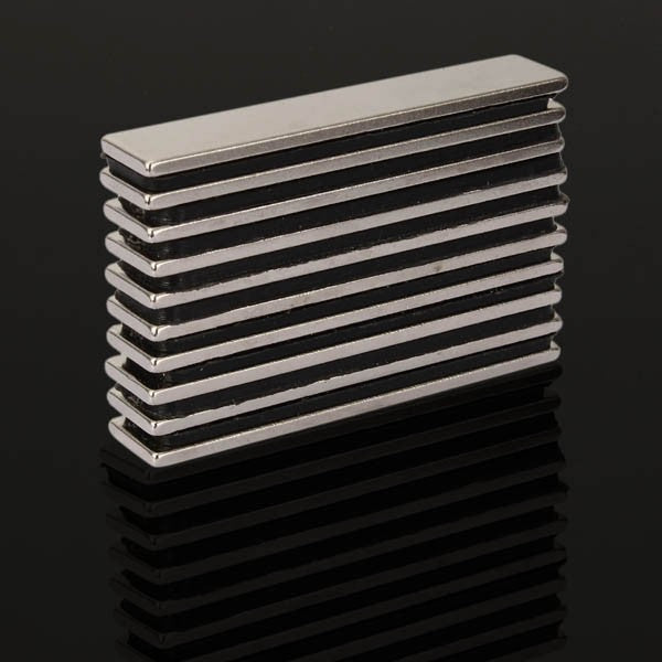 10pcs N48 Super Strong Block Magnets 50X10X2MM Rare Earth Neodymium Magnets