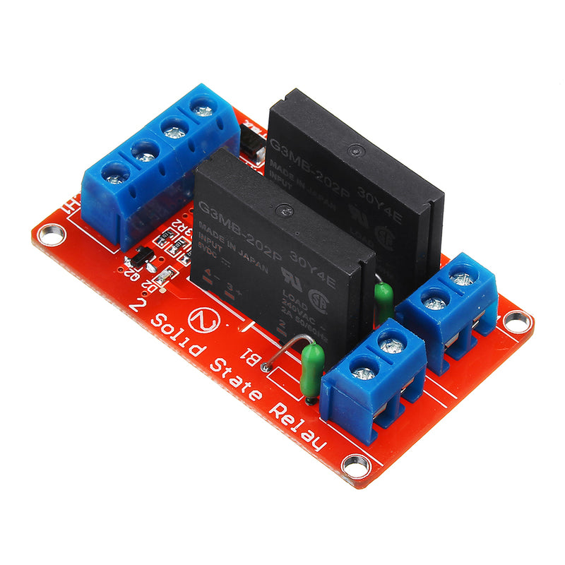 5Pcs Two Way 2CH Channel Solid State Relay Module For