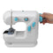 AC100-240V LED Mini Electric Sewing Machine Lightweight Sewing Tools Household Dual Speed switch Automatic Thread Winding