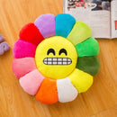 Colorful Sun Flower Pillow Plush Seat Cushion Soft Pillow