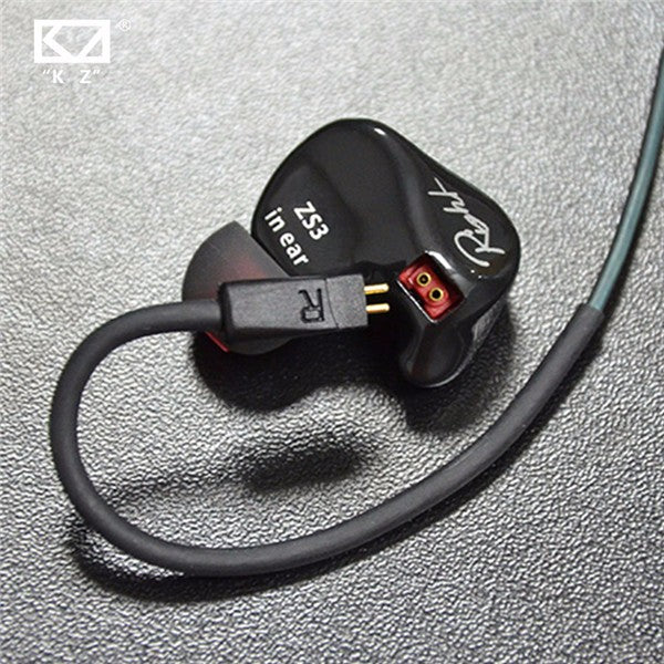 KZ ZS3 Hifi 3.5mm In-ear Earphone Noise Reduction Headset Dual Pin Cable Sports Headphone