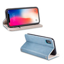 Bakeey Premium Magnetic Flip Card Slot Kickstand Protective Case For iPhone X