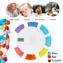 7 Days Electronic Pill Organizer Timer Alarm Clock Reminder Medicine Case Box