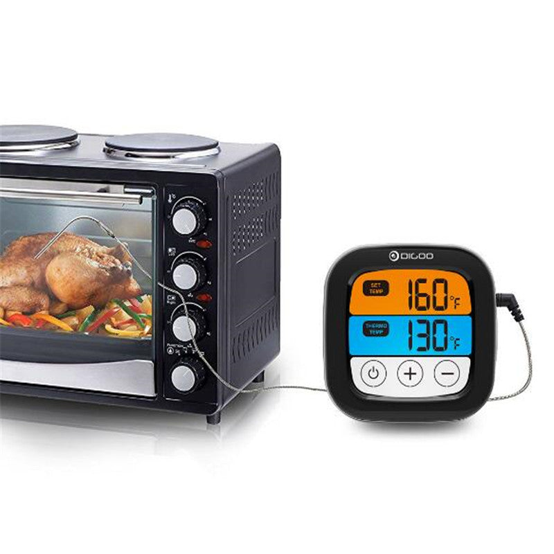2PCS Digoo DG-FT2103 LED Touch Screen Digital bluetooth Cooking BBQ Thermometer with Temperature