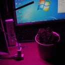 4.5W Full Spectrum 27 LED Plant Grow Light DC5V / USB Metal Flexible Tube