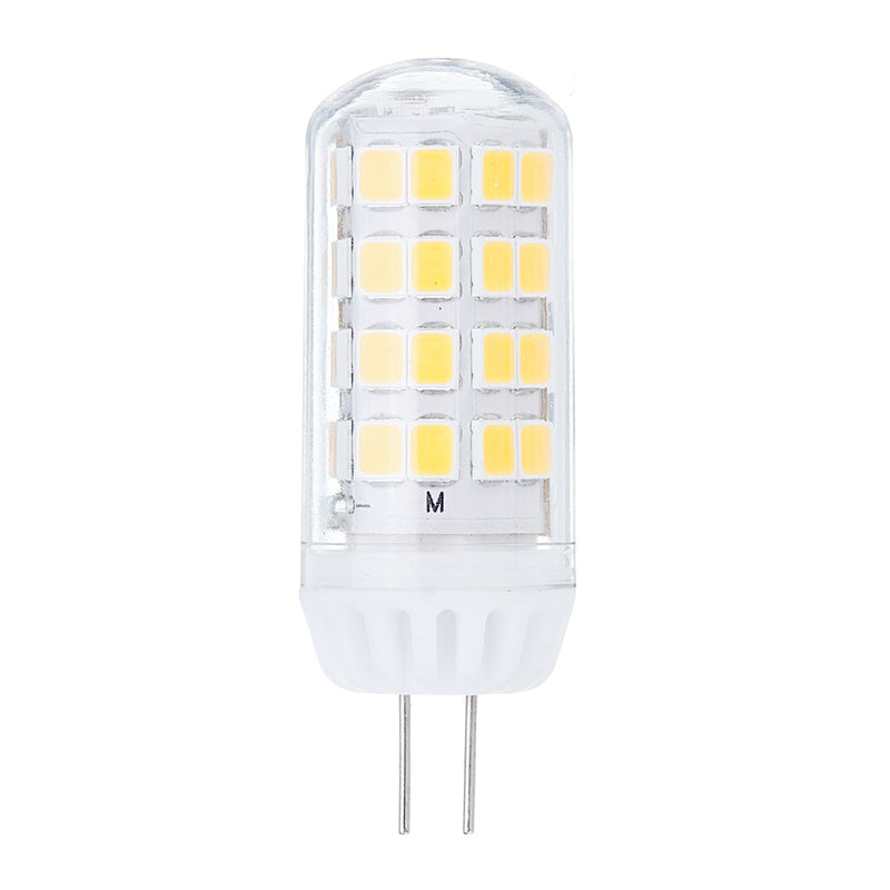 AC100-240V 4.5W No Strobe Ceramic G4 52LED Corn Light Bulb for Ceiling Chandelier Lamp Replacement