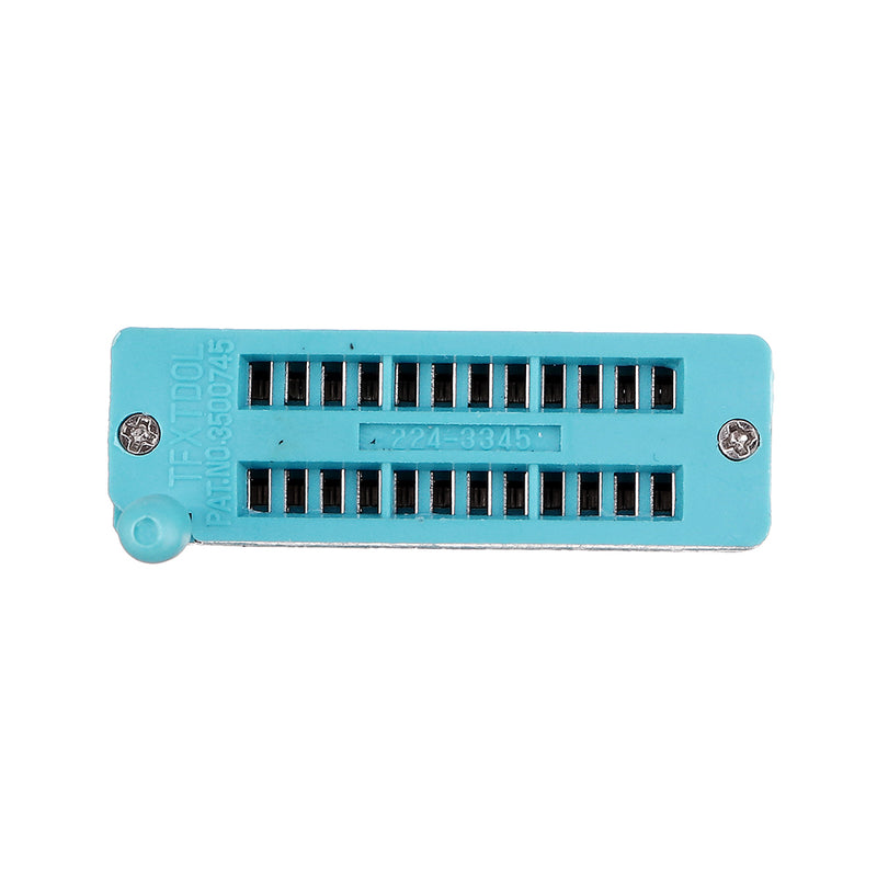 2pcs IC Lock Seat Zif Socket Test Universal zif Sockets 24Pin Narrow