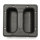 2PCS Plastic Replacement Recessed Handle for Guitar Amp Cabinet Speaker