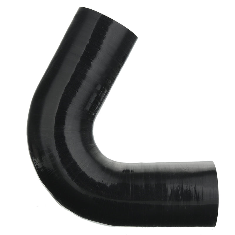 Black 120 Degree Silicone Tube 150mm Length ID48/54/57/63/70mm Vacuum Hose Coolant Tube