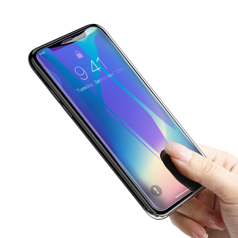 Baseus 0.3mm Clear/Anti Blue Light Ray Full Tempered Glass Screen Protector For iPhone XS Max/iPhone 11 Pro Max