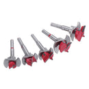 Drillpro Red 15 20 25 30 35mm Forstner Drill Bit Wood Auger Cutter Hex Wrench Woodworking Hole Saw For Power Tools