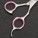 Professional Pet Dog Hair Cutting Scissors 6" Grooming Kits Curved Shears Tool