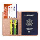 RFID Anti-Scanning Bling Leather Card Bag Passport Case Travel Camping Wallet Coin Purse Card Holder