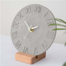Cement Concrete Silicone Mould DIY Craft Clock Making Clay Plaster Mould Handmade
