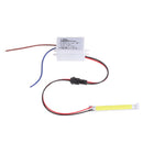 3W COB LED DIY Chip Board Panel Light 60x8mm with Power Supply Driver AC110-220V