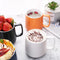 ZHIZAO 500CC Enamel Mug Four Seasons Version Coffee Milk Tea Mug Home Office Breakfast Cup