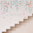 Miico XC9042 Flower Vine Flower Wall Sticker Living Room Bedroom Wall Decoration Sticker DIY Stickers