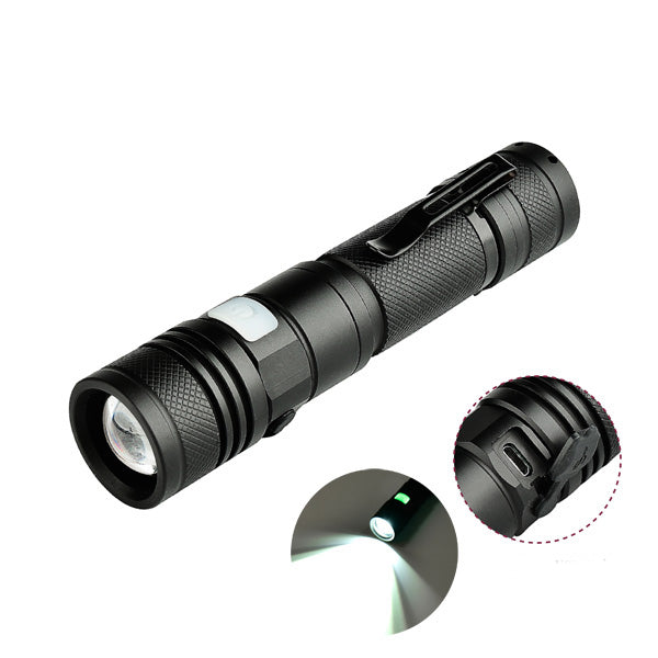 XANES 1301  T6 1500Lumens 5Modes USB Rechargeable LED Flashlight