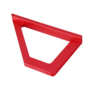 Drillpro ES-2 Aluminum Alloy 45 90 Degree Marking Angle Ruler with Base Height Ruler Woodworking Triangle Ruler Measuring Scribing Tool