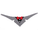 Formal Dog Bow Ties Tuxedo Bandana Collar with Bowtie Adjustable Neckerchief for Party