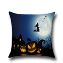 Halloween Pumpkin Bat Ghost Pattern Pillowcase Cotton Linen Throw Pillow Cushion Cover Seat Home