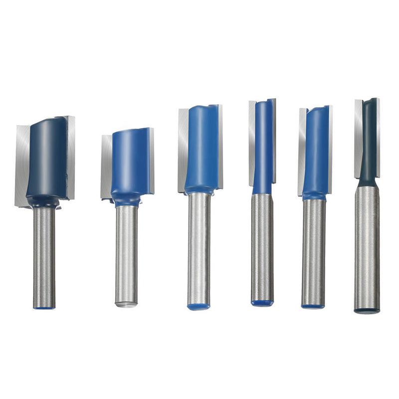 6pcs 1/4 Inch Shank Router Bit Set Wood Working Cutter