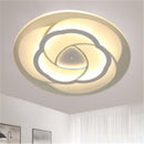 18W Modern Round Flower Acrylic LED Ceiling Light Warm White/White Lamp for Living Room AC220V