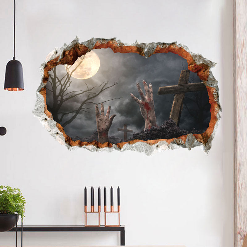 Miico FX64112 Halloween Sticker Wall Sticker Decoration For Living Room Halloween Decoration