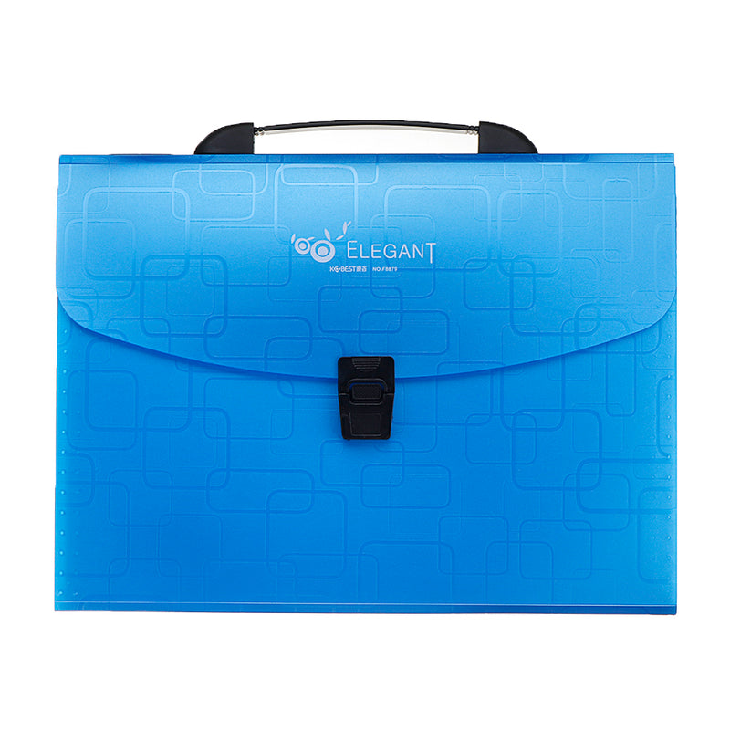 Kang Bai Feng F8879 A4 File Folder Organ Bag Multilayer File Bag Multi-functional Business Conference Document Holder Desktop Paper File Organizer