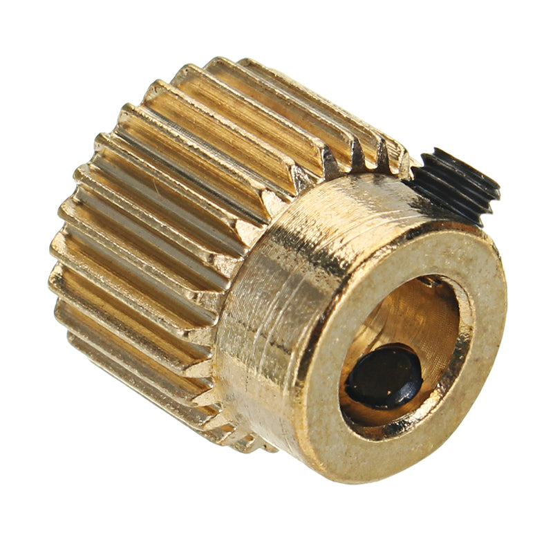 JGAURORA 26 Teeth 5mm Brass Extrusion Wheel Gear For 3D Printer