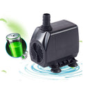 Mrosaa 3/5/10/16/25W Submersible Water Pump Low Noise Durable Aquarium Fish Tank Fountain Pump