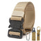 Xmund XD-TB3 125cm Men's 1000D Nylon Belt Metal Buckle Quick Release Tactical Belts With Carabiner Eagle Mouth Buckle Beverage Hanging Belt