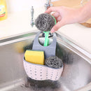Kitchen Adjustable Double Storage Basket Sink Storage Bag Thickening Sink Storage Basket Drain Basket