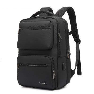 CoolBell Business Men's Backpack Multifunction Waterproof USB Charging Expansion Laptop Bag