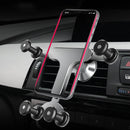 Bakeey Aluminum Alloy Gravity Linkage Automatic Lock Air Vent Car Phone Mount Phone Holder For 4.0-6.5 inch Smart Phone