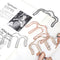 M Shape Multicolor Metal Hollow Music Book Clip