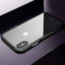 Luphie Magnetic Adsorption Metal+Tempered Glass Protective Case For iPhone X Clear Scratch Resistant