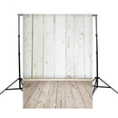 White Wooden Wall Floor Photography Background Backdrop Photo Studio Decorations
