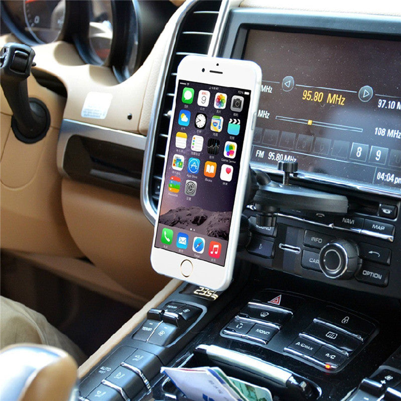 Universal Phone Stand Magnetic Car CD Slot Holder Magnetic Bracket for iPhone Samsung Xiaomi Sony