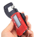 Drillpro 0-12.7mm Caliper Carbon Fiber Composites Digital Thickness Caliper Micrometer Gauge