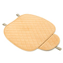 Plush Car Front Seat Cushion Covers Breathable Chair Protector Seat Pad Mat with Storage Bag